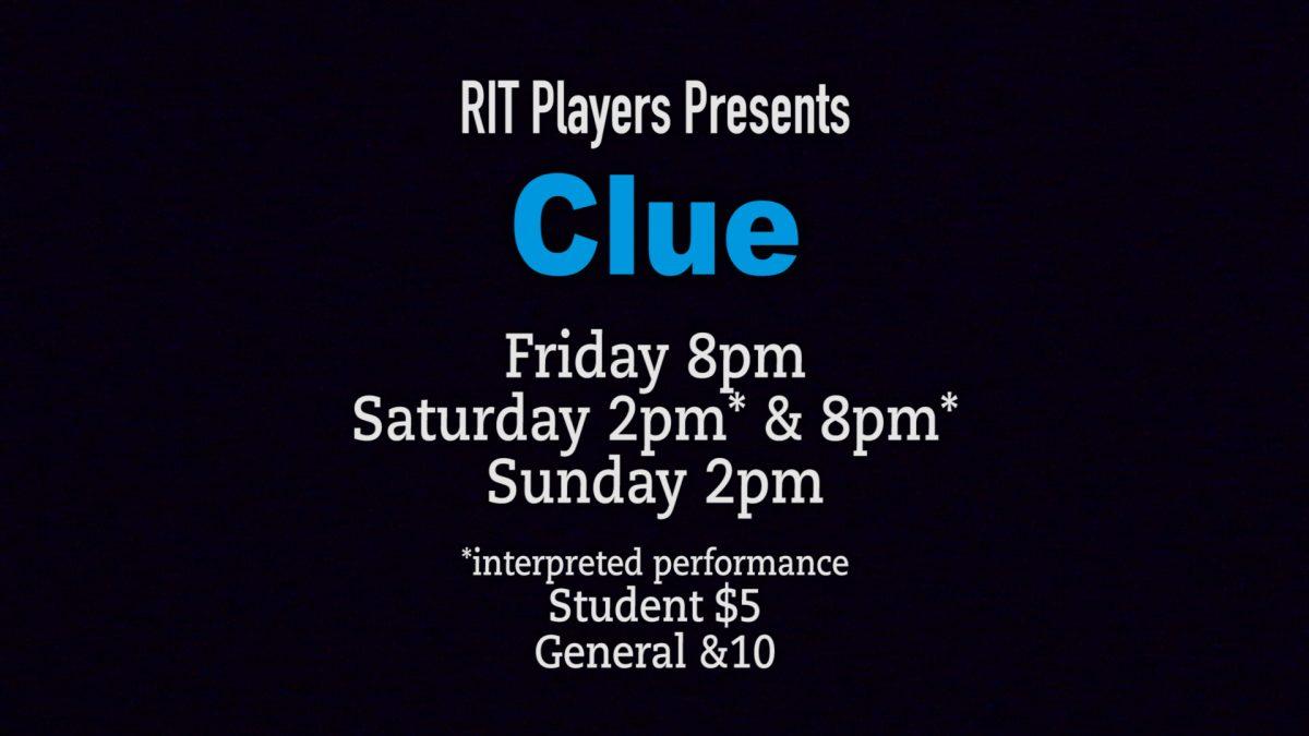 RIT Players Presents: Clue