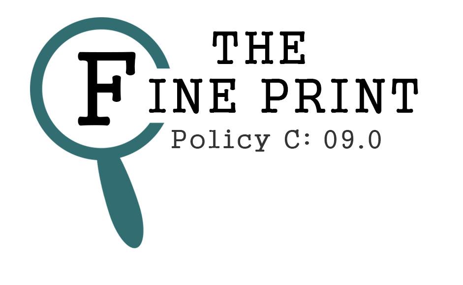 The Fine Print: Policy C09.0