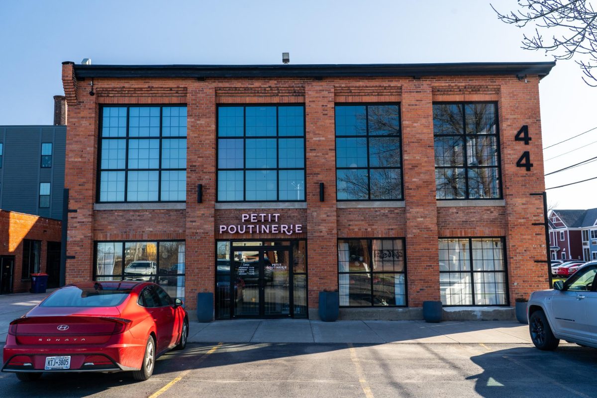The exterior of Petit Poutinerie on April 1st, 2025 in Rochester, NY.