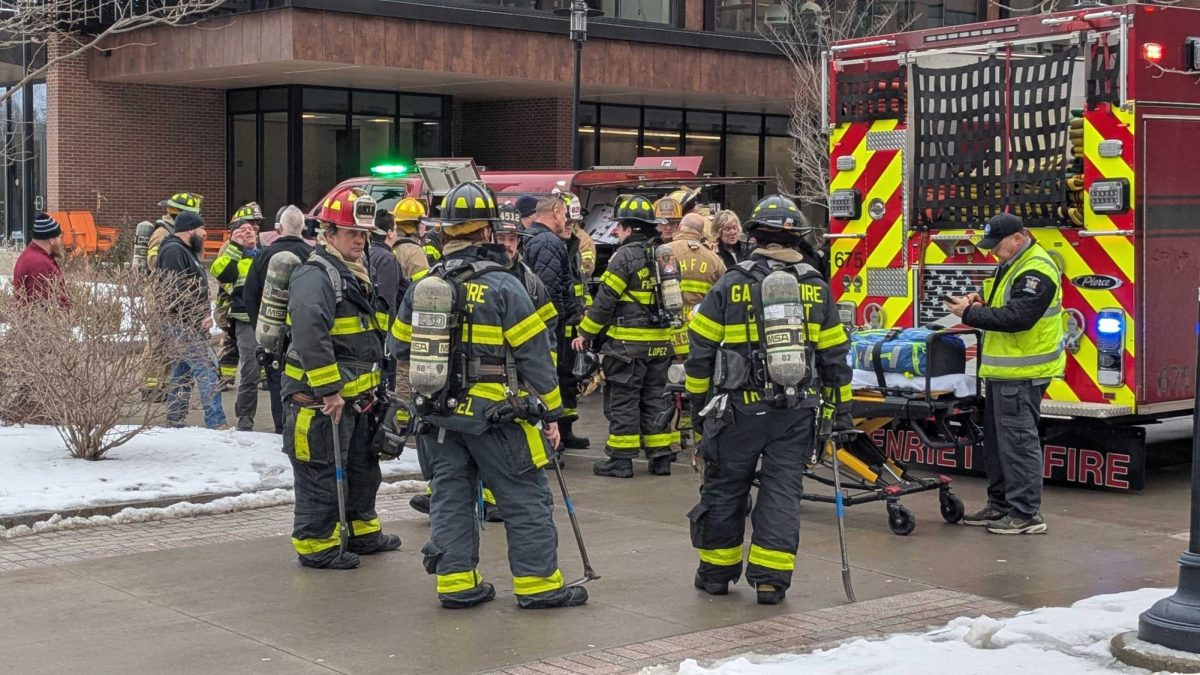 Henrietta firefighters respond to a fire in the SHED on Feb. 5, 2025.