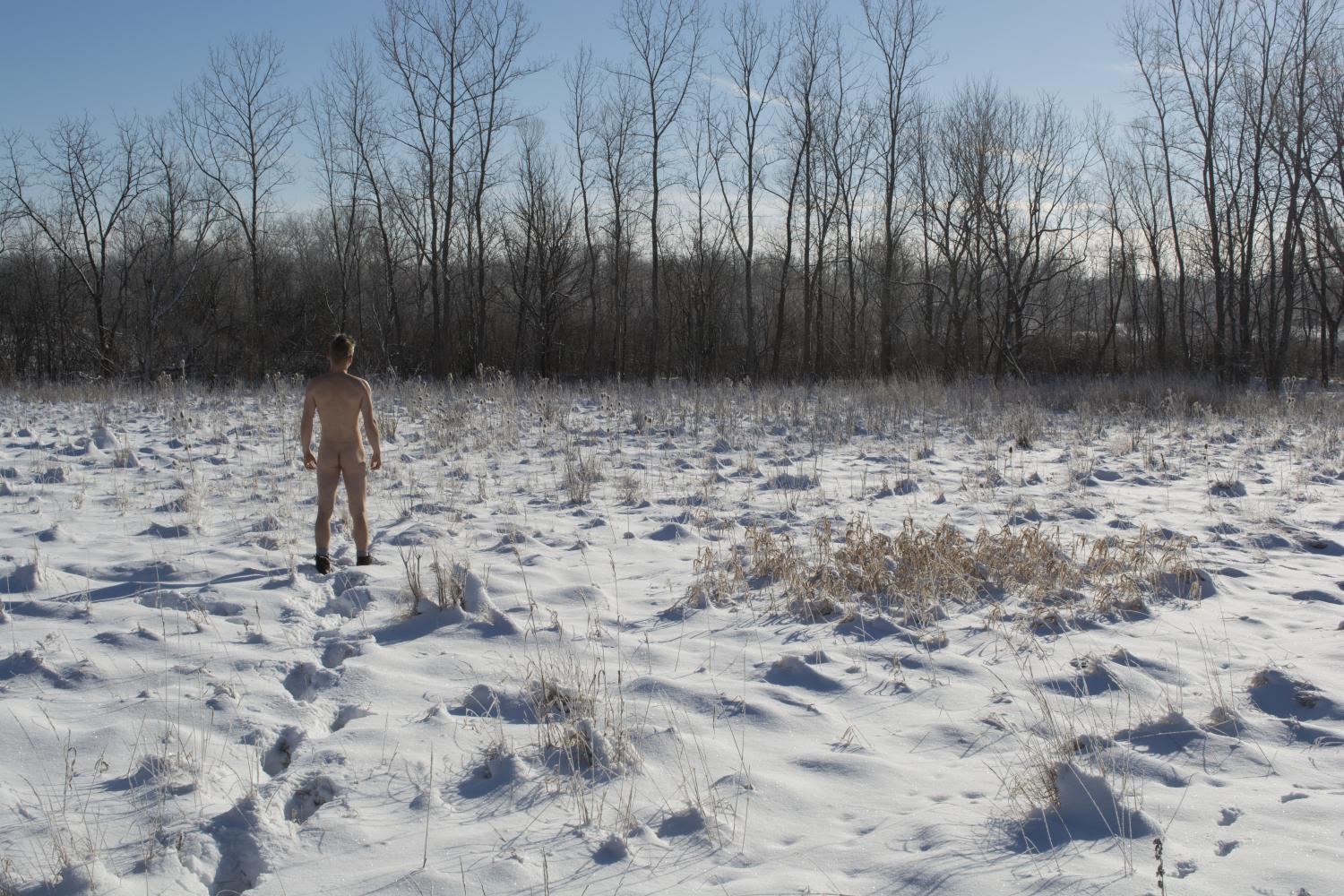 Nude in winter